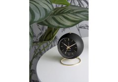 Dizajnové stolné hodiny 5833BK Karlsson 10,5cm