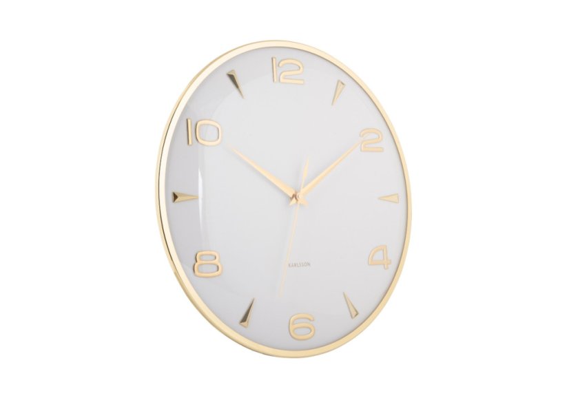 Dizajnové nástenné hodiny 6017WH Karlsson 40cm