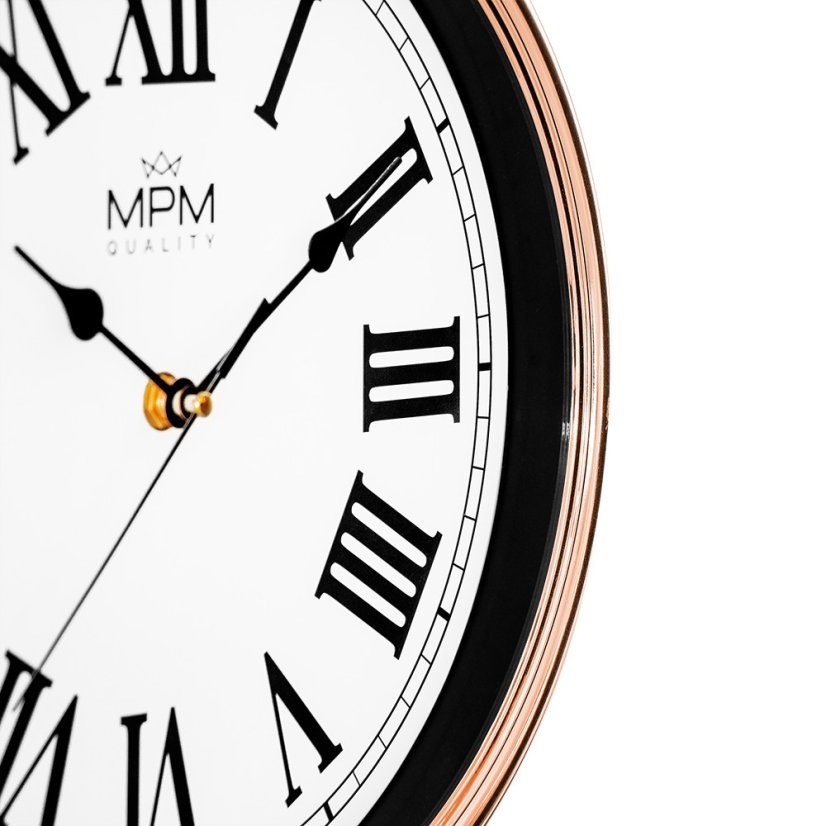 Nástenné hodiny s tichým chodom MPM Naples - B - E01.4506.8380