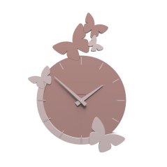 Dizajnové hodiny 50-10-3 CalleaDesign 62cm (viac farieb) Farba vínová červená-65 - RAL3003