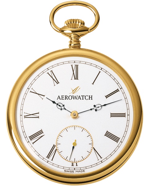 Vreckové hodinky Aerowatch Lépines Gold 18K 50741 J801