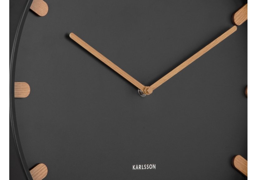 Dizajnové nástenné hodiny 5942BK Karlsson 40cm