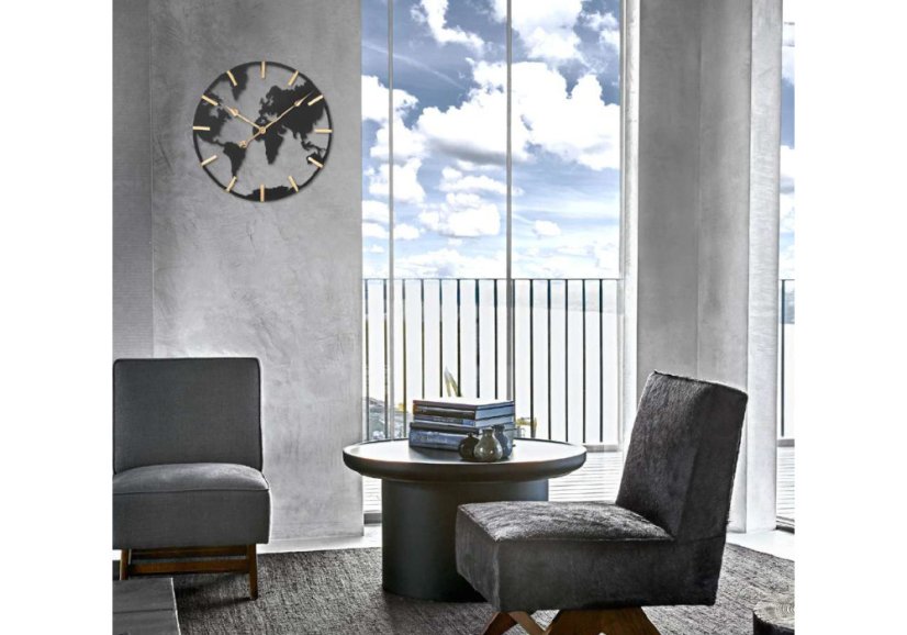 Designové nástěnné hodiny 21552 Lowell 50cm