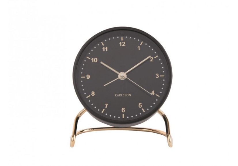 Dizajnový budík 5764BK Karlsson 11cm