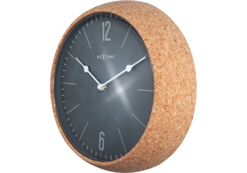 Dizajnové nástenné hodiny 3509gs Nextime Cork 30cm