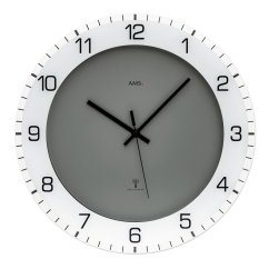 Designové nástěnné hodiny 5595 AMS řízené rádiovým signálem 38cm