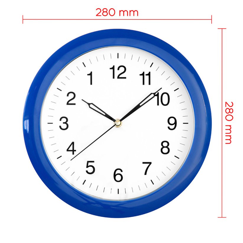 Nástenné hodiny so spätným chodom MPM E01.2455.30