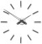 Dizajnové nalepovacie hodiny Future Time FT9600TT Modular titanium grey 60cm
