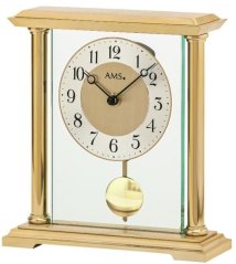 Luxusní stolní kyvadlové hodiny 1143 AMS 22cm