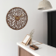 Impozantné tmavé drevené hodiny LAVVU WOOD LCT1180