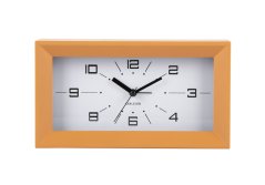 Designové stolní hodiny s budíkem 6066YE Karlsson 20cm