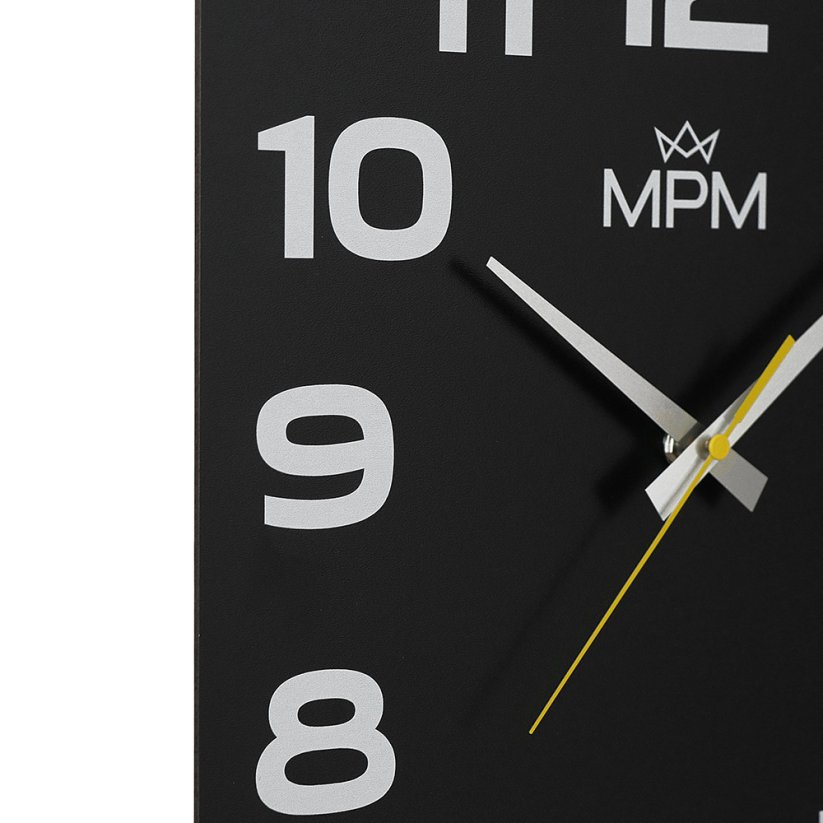Nástěnné dřevěné hodiny s tichým chodem MPM Topg - E07M.4260.9000