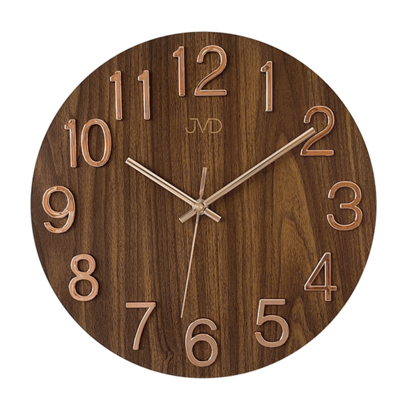 Designové dřevěné hodiny JVD HT98.8