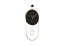Dizajnové kyvadlové nástenné hodiny 5892BK Karlsson 46cm
