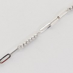 Zlatý náramek z bílého zlata NB065W (585/1000) 2,40g