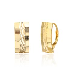 Pozlacené stříbrné náušnice JVD SVLE3526XJ6GO00
