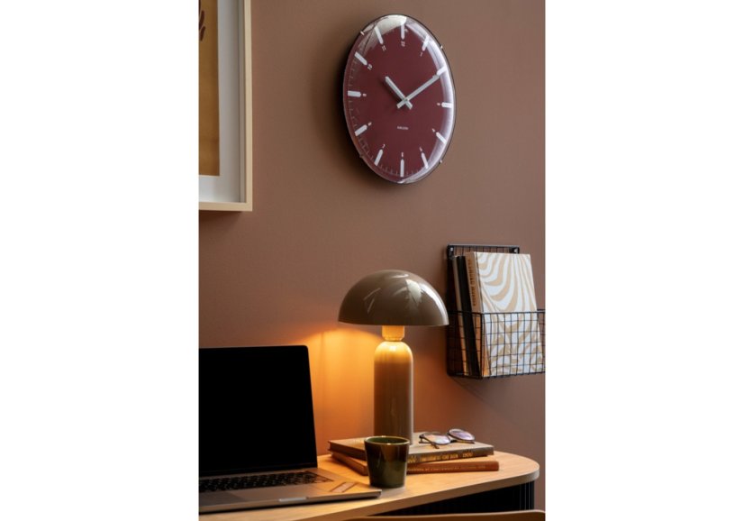 Dizajnové nástenné hodiny 6086RD Karlsson 35cm