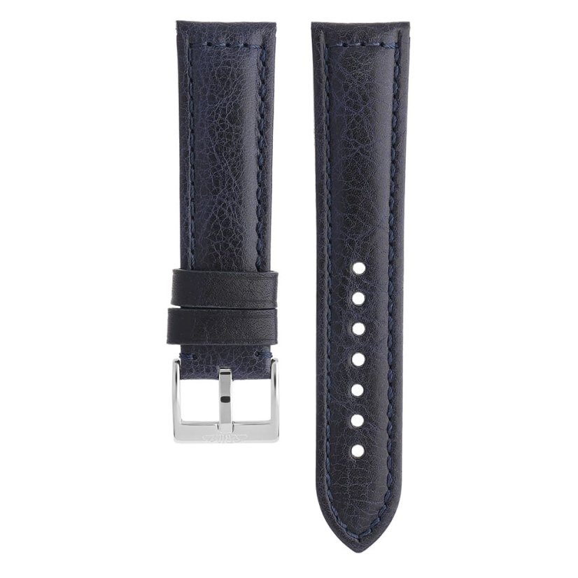 Kožený remienok na hodinky PRIM RB.15895 (22 mm) - tmavomodrý - RB.15895.2220.3232.L1