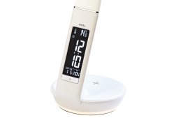 Designové stolní digitální LED hodiny 1304 AMS s noční LED lampou a nabíječkou pro smartphone