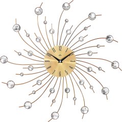 Designové paprskové nástěnné hodiny s tichým chodem MPM Gaia - E04.4496.80