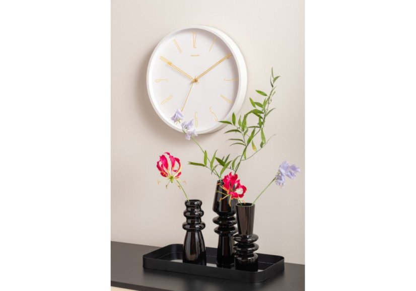 Dizajnové nástenné hodiny 5898WH Karlsson 35cm