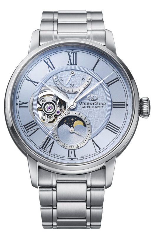 Orient Star Classic M45 F7 Moon Phase Open Heart Automatic RE-BT0007L00B Limited Edition 190pcs (+ náhradný remienok)