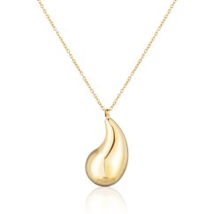 Oceľový pozlátený náhrdelník JVD SSSN0091X20GO45