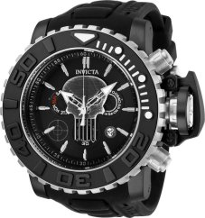 Invicta Marvel Quartz Chronograph 26786 Punisher Limited Edition 3000pcs AKCIA