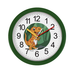 Dětské nástěnné hodiny s tichým chodem Dinosaurus JVD HP612.D15
