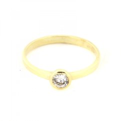 Zlatý prsten RSWTK2-4.25, vel. 59, 2.15 g
