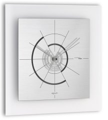 Dizajnové nástenné hodiny I558M chrome IncantesimoDesign 40cm