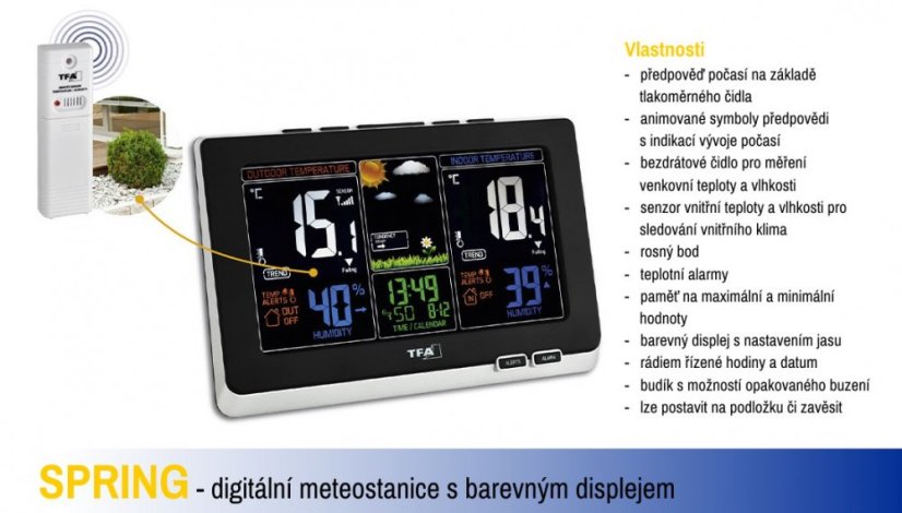 TFA 35.1129.01  - Meteostanice SPRING