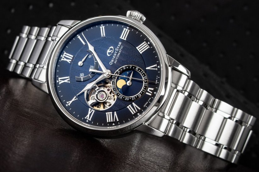 Orient Star Classic Moonphase Open Heart Automatic RE-AY0103L00B