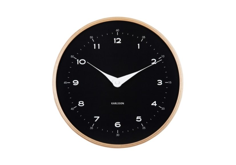 Dizajnové nástenné hodiny 5995BK Karlsson 30cm