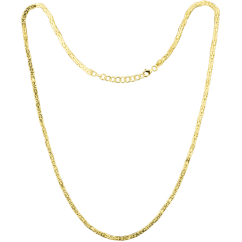 LAVVU Pánsky pozlátený strieborný náhrdelník Ag 925/1000 18,45 g
