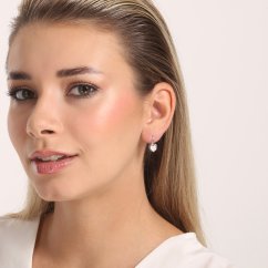 Strieborné náušnice JVD SVLE0628SH2R200