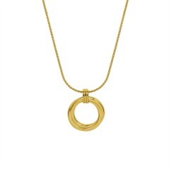 Oceľový pozlátený náhrdelník JVD SSSN0041XJ2GO00