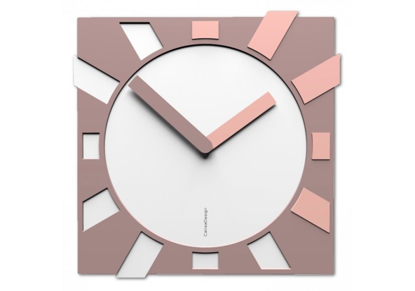 Dizajnové hodiny 10-023 CalleaDesign Jap-O 38cm (viac farebných variantov) Farba čierna klasik-5 - RAL9017
