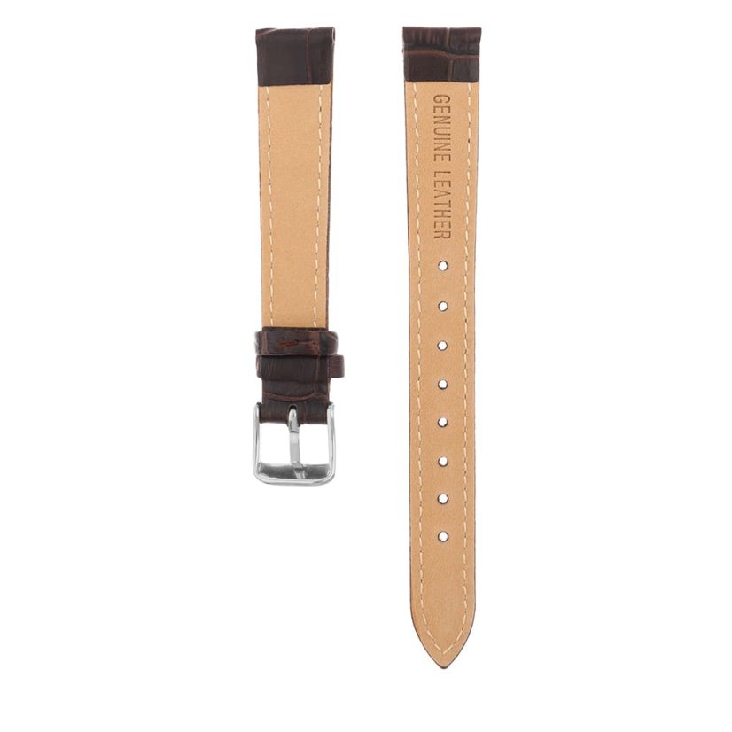 Kožený remienok na hodinky PRIM Kožený remienok na hodinky PRIM RB.15874 (14 mm) - tmavo hnedý - RB.15874.1412.5252.L
