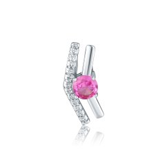 Strieborný prívesok so zirkónmi JVD SVLP0868SH2R200