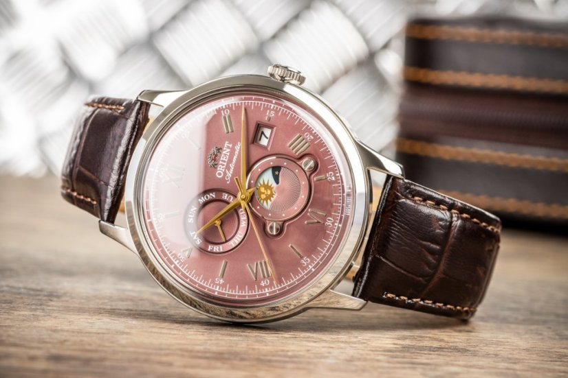 Orient Classic Bambino 2nd Generation Version9 Sun & Moon Automatic RA-AK0807R30B Limited Edition 9500pcs