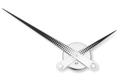 Dizajnové nástenné hodiny Future Time FT9630BK Hands 60cm