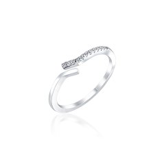 Stříbrný prsten JVD SVLR0644XE9BI59