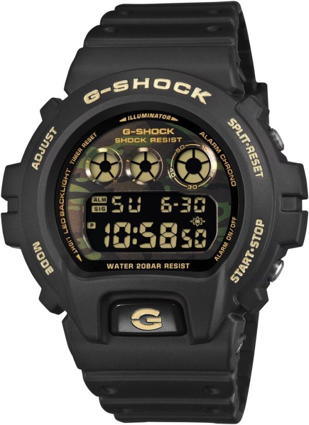 CASIO DW-6900CF-1ER G-Shock Camo and Gold Series