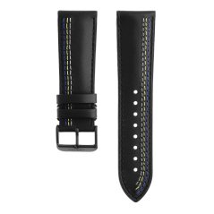 Silikonový řemínek na hodinky RJ.13251 (24 mm) - černý - RJ.13251.2422.9099.L1