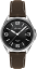 LAVVU Pánské hodinky se safírovým sklem HERNING Black / Top Grain Leather