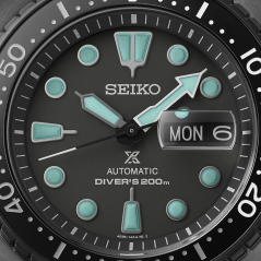 Seiko SRPK43K1 Prospex Black Series ‘Night Vision’ Turtle Diver