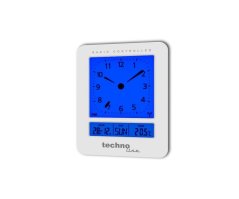 Budík s analogovým LCD displejem a teploměrem WT 745W