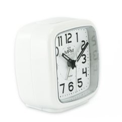 Budík s LED podsvícením a tichým chodem MPM  C01.3966.00