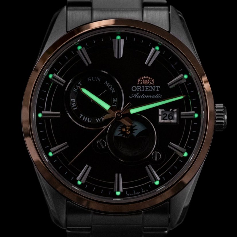 Orient Contemporary Stretto Sun & Moon Automatic RA-AK0313Y30B